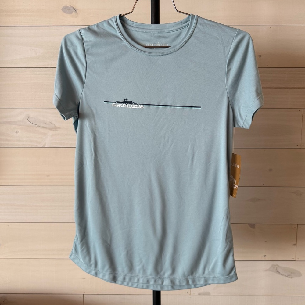 Grundens Women's Logo Tech Tee SS